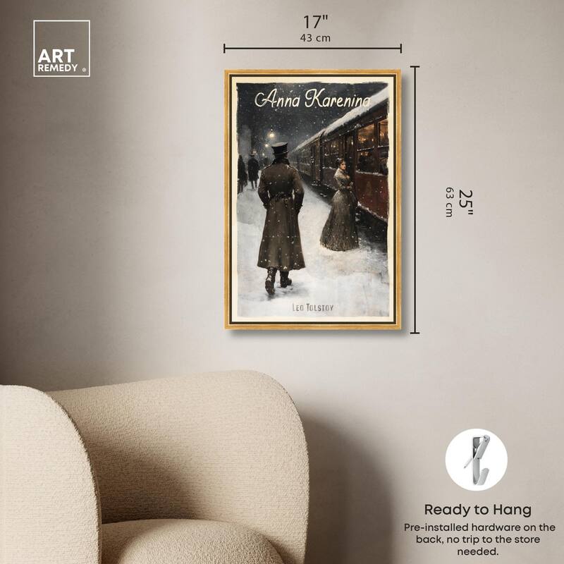 Anna Karenina Canvas by Art Remedy