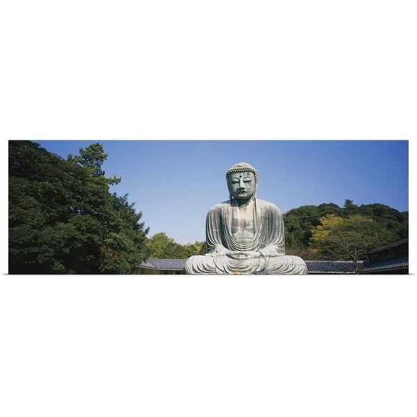 "Statue of the Great Buddha, Kamakura, Honshu, Japan" Poster Print - Multi