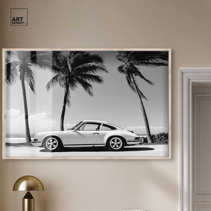 Analog Vintage Car Shadowbox by Art Remedy