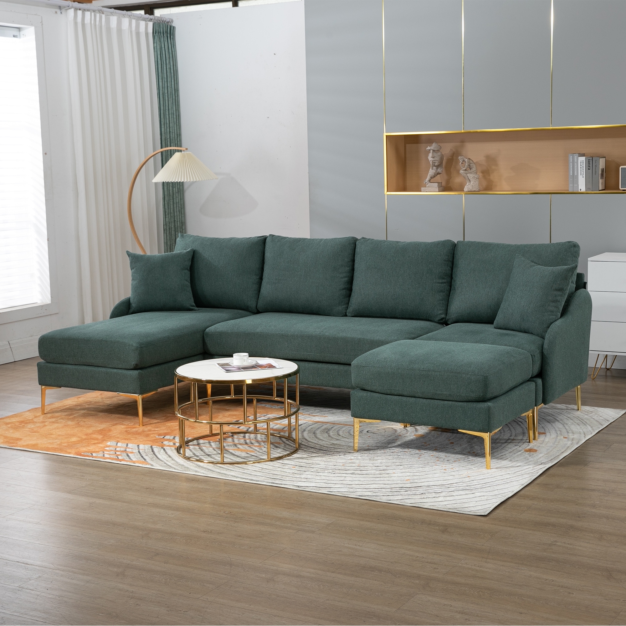 Corner sofa with shop movable chaise