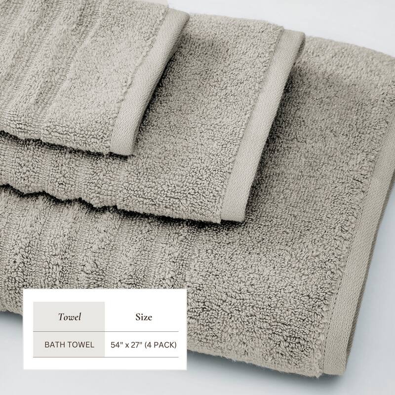 Linery & Co. Combed Cotton Bath Towel Set