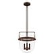 preview thumbnail 2 of 10, Hunter Karloff Clear Glass Bell-Shaped Pendant - Kitchen Island, Dining Room, Entry - Modern Farmhouse, Rustic, Industrial
