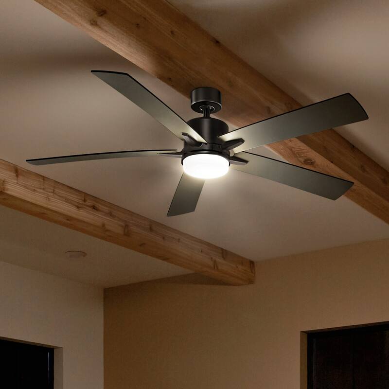 Kichler 330060 Lucian 60" 5 Blade Indoor LED Ceiling Fan with Wall