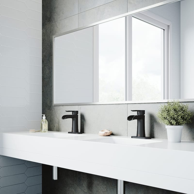 VIGO Paloma 7" H Single Handle Single Hole Bathroom Faucet Set