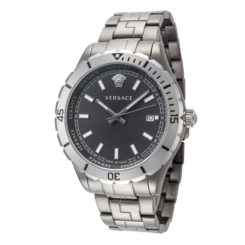 Versace Men's Hellenyium 42mm Quartz Watch - N/A