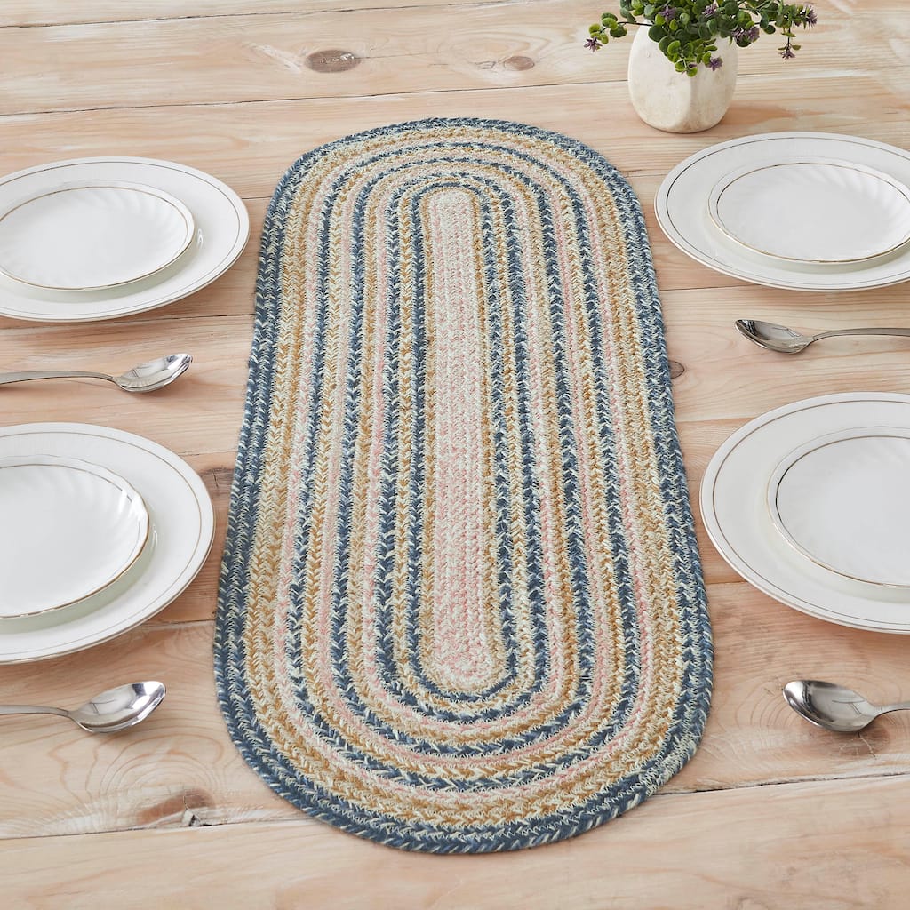 Kaila Jute Oval Runner