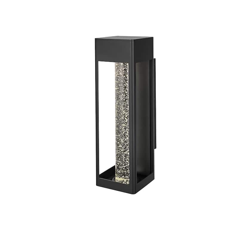 Julius LED Outdoor Wall sconce in Black
