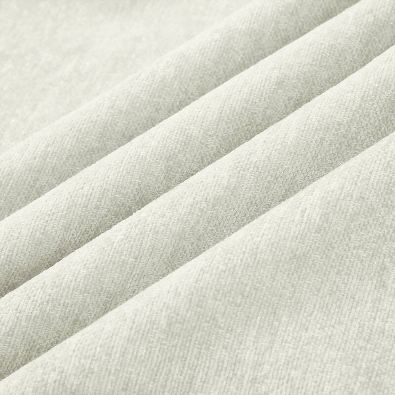 GDFStudio - Classic U-Shaped Chenille 4-Seater 137.8" Sectional Sofa with Ottomans