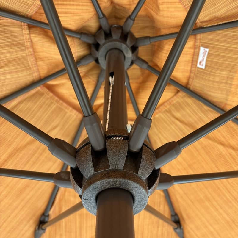 Tropishade 7.5' Market Umbrella with Sunbrella 8064 Dupione Nectarine