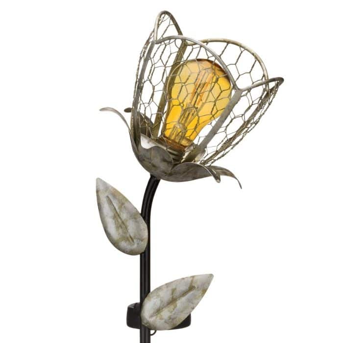Edison Solar Stake - Flower Up