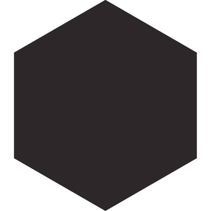 The Tile Life Milan 8x9.5 Porcelain Floor & Wall Tile - Black - Case of 25 (9.9 Sq. ft.)