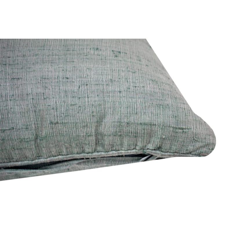 Home&Manor Robat Dupioni Silk Pillow 18"