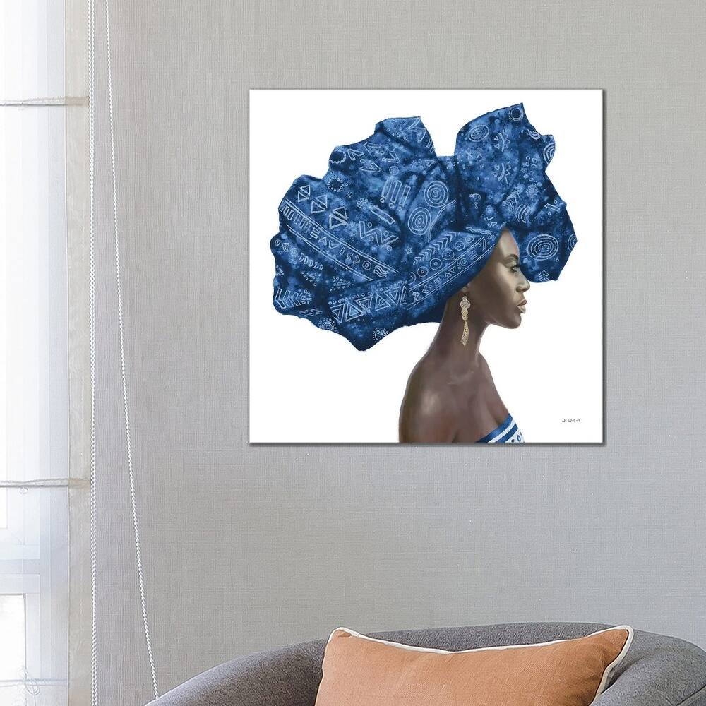 iCanvas "Pure Style II Blue" by James Wiens Canvas Print