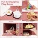 preview thumbnail 14 of 28, Costway Play Kitchen for Kids with Stoves Faucet Sink Microwave Oven - See Details