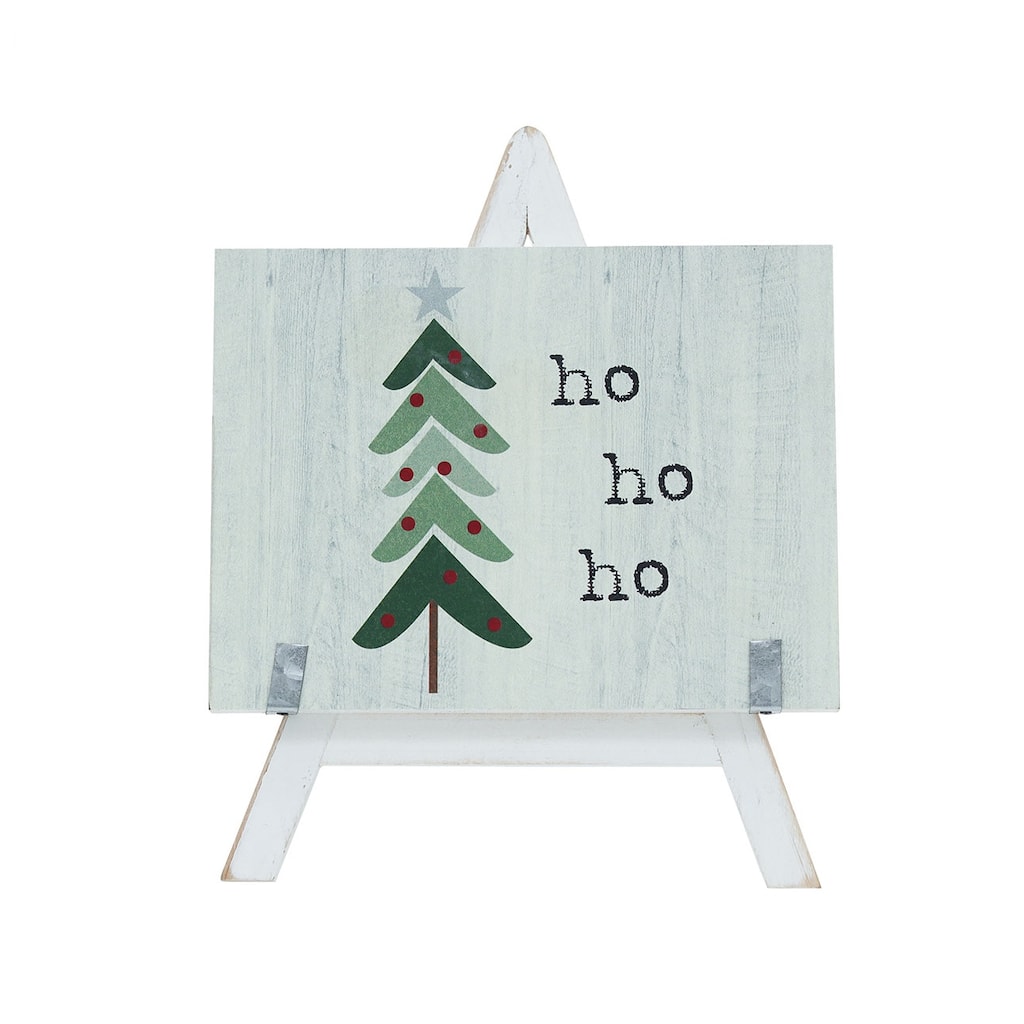 Wood Christmas Decor Tabletop Stands,Ho Ho Ho