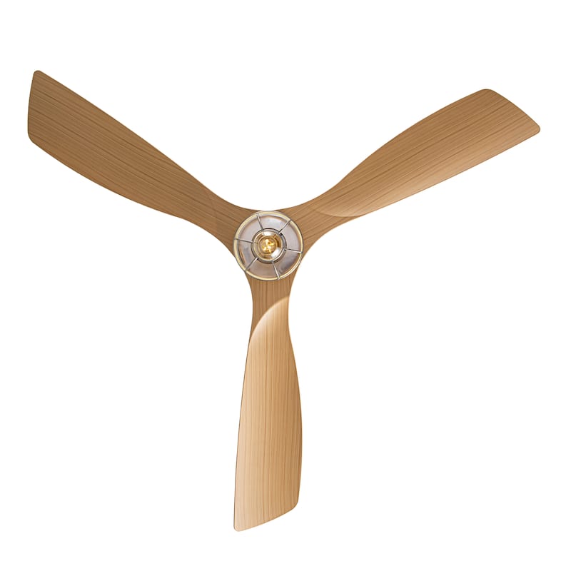Metal Ceiling Fan Light with Remote