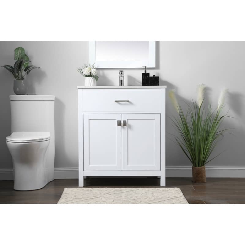 Elegant Lighting VF28830 Harrison 30" Free Standing Single Basin