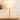 Brightech Carter 26 in. Walnut Brown Mid-Century Modern LED Standard Table Lamp with Beige Fabric Drum Shade
