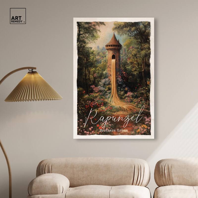 Rapunzel Classic Canvas by Art Remedy, Gallery Wrapped