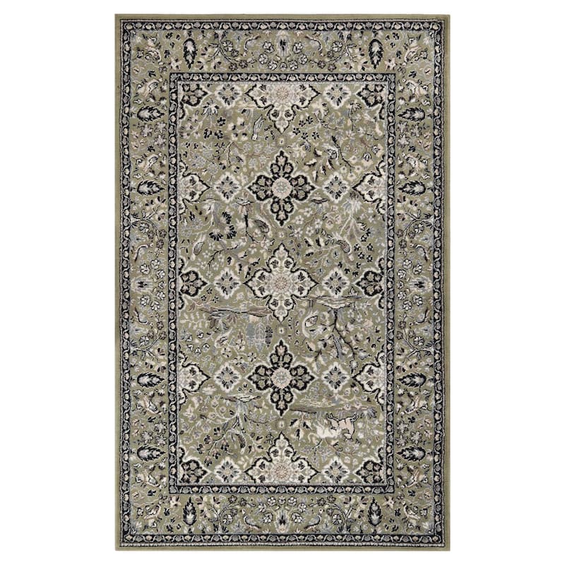 Superior Radcliffe Classic Floral Medallion Area Rug