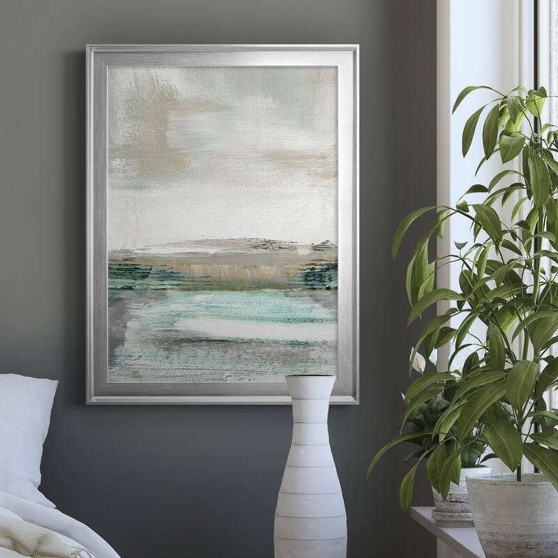 Summer Teal I Premium Framed Print - Ready to Hang