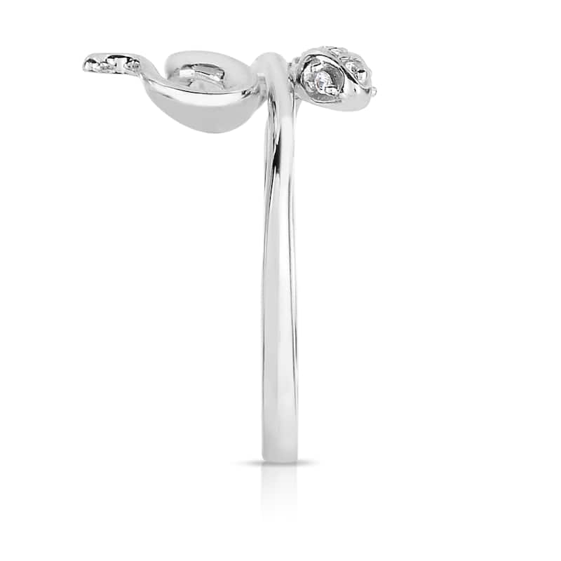 1/5 Cttw Natural Diamond 10KT White Gold Ring