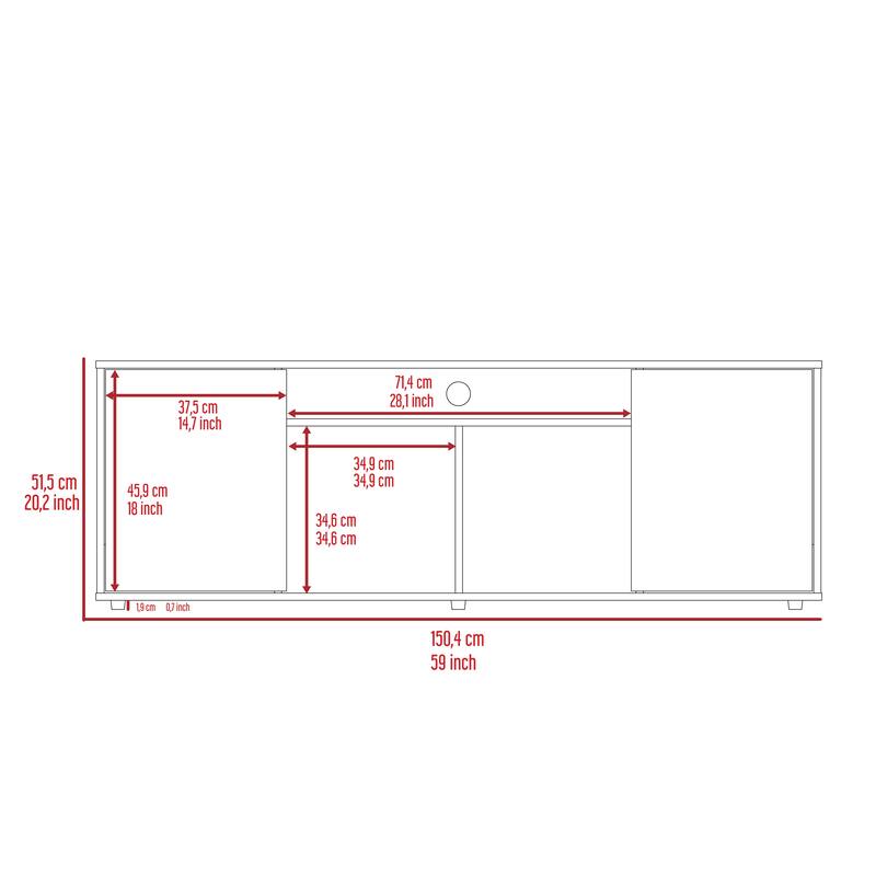 FM Furniture Edmonton 2 Piece Living Room Set, Redding Tv Stand and