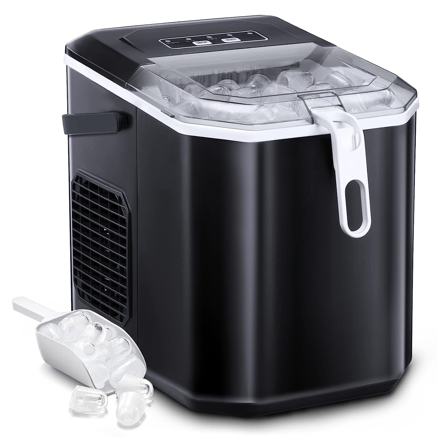 Countertop Ice Maker Portable Ice Machine with Handle,Self
