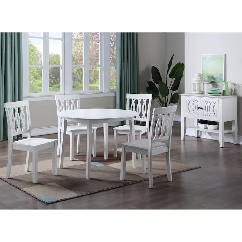 Steve Silver Nella White Side Chair (Set of 2)