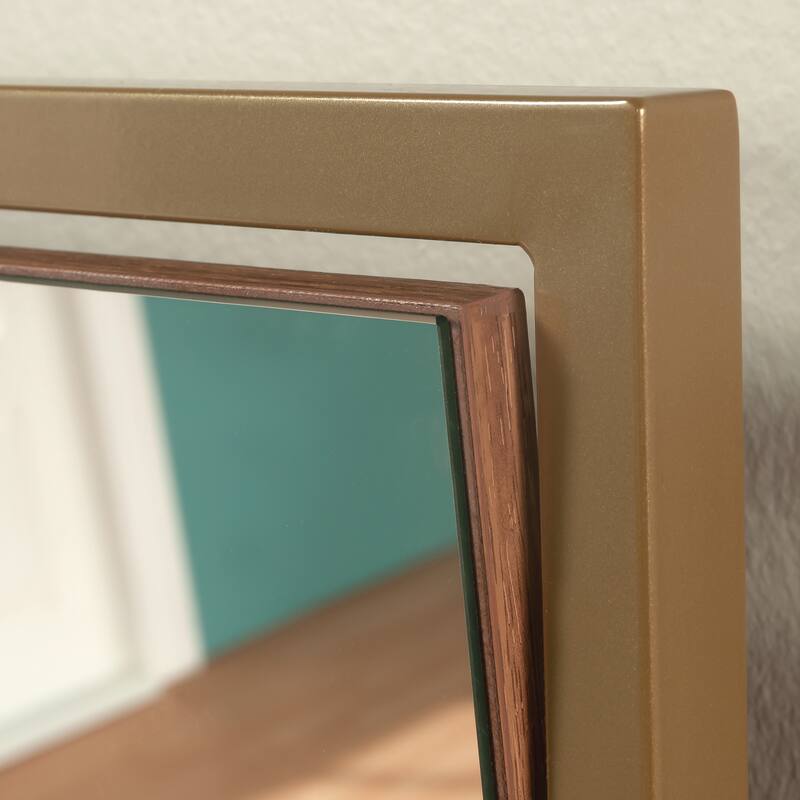 Wood Vanity with Chic Storage, Brown - 47.32" W x 16.77" D x 49.45" H