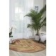 preview thumbnail 6 of 6, Nourison Somerset Contemporary Abstract Area Rug 5'6" Round - Multi - Runner/Round