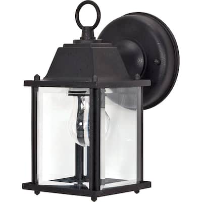 Nuvo Lighting 60/3463 9" Tall Outdoor Wall Sconce with Glass Panel