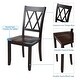 preview thumbnail 6 of 17, Clihome 5-Pcs Wood Home Kitchen Dining Table Set