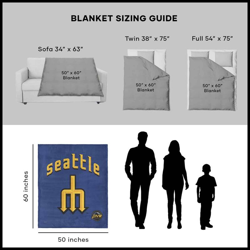 MLB City Connect Silk Touch Sherpa Throw Blanket