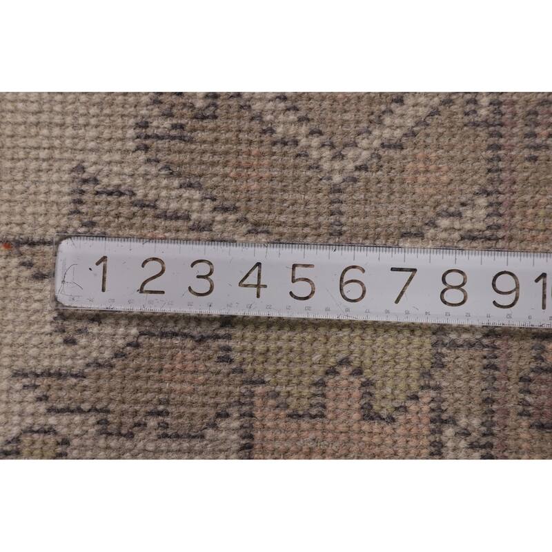 Pink & Ivory Oushak Oriental Large Area Rug Hand-Knotted Wool Carpet - 10'0" x 13'9"