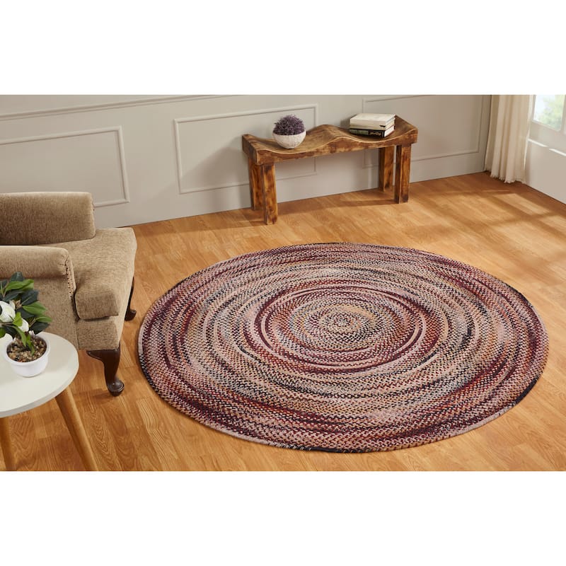 Ombre Soft Chenille Braided Rugs