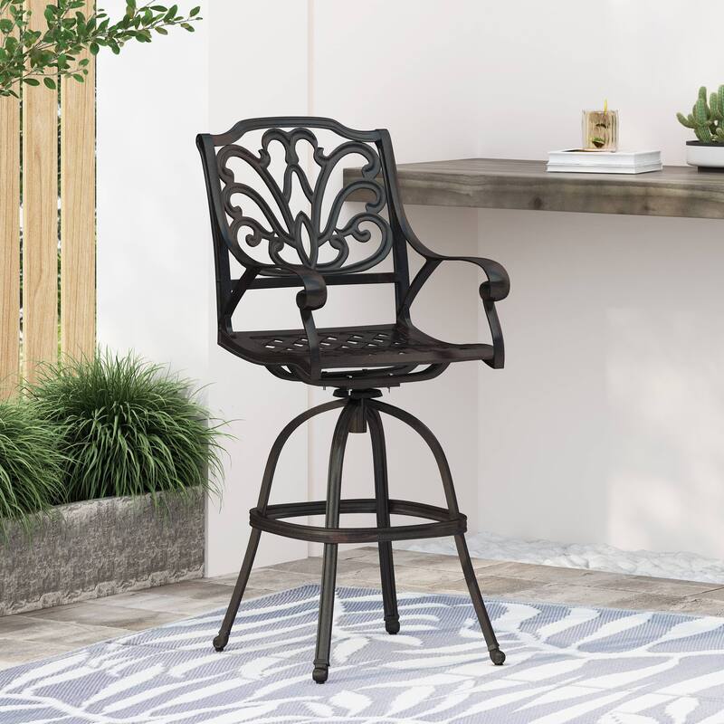 Alfresco KD Swivel Barstool