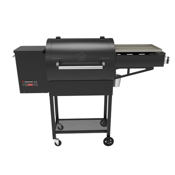 51" Precision Wood Pellet Grill & Griddle - Black. Opens flyout.