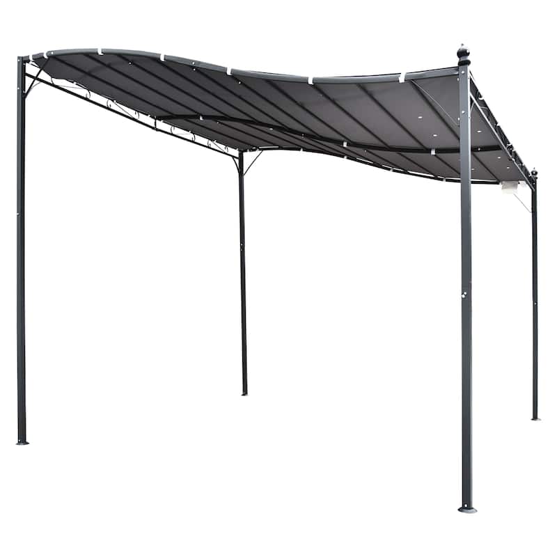 Outsunny Steel Outdoor Pergola Patio Canopy