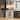 72'' Farmhouse Coffee Bar Cabinet with LED Light and Power Outlet
