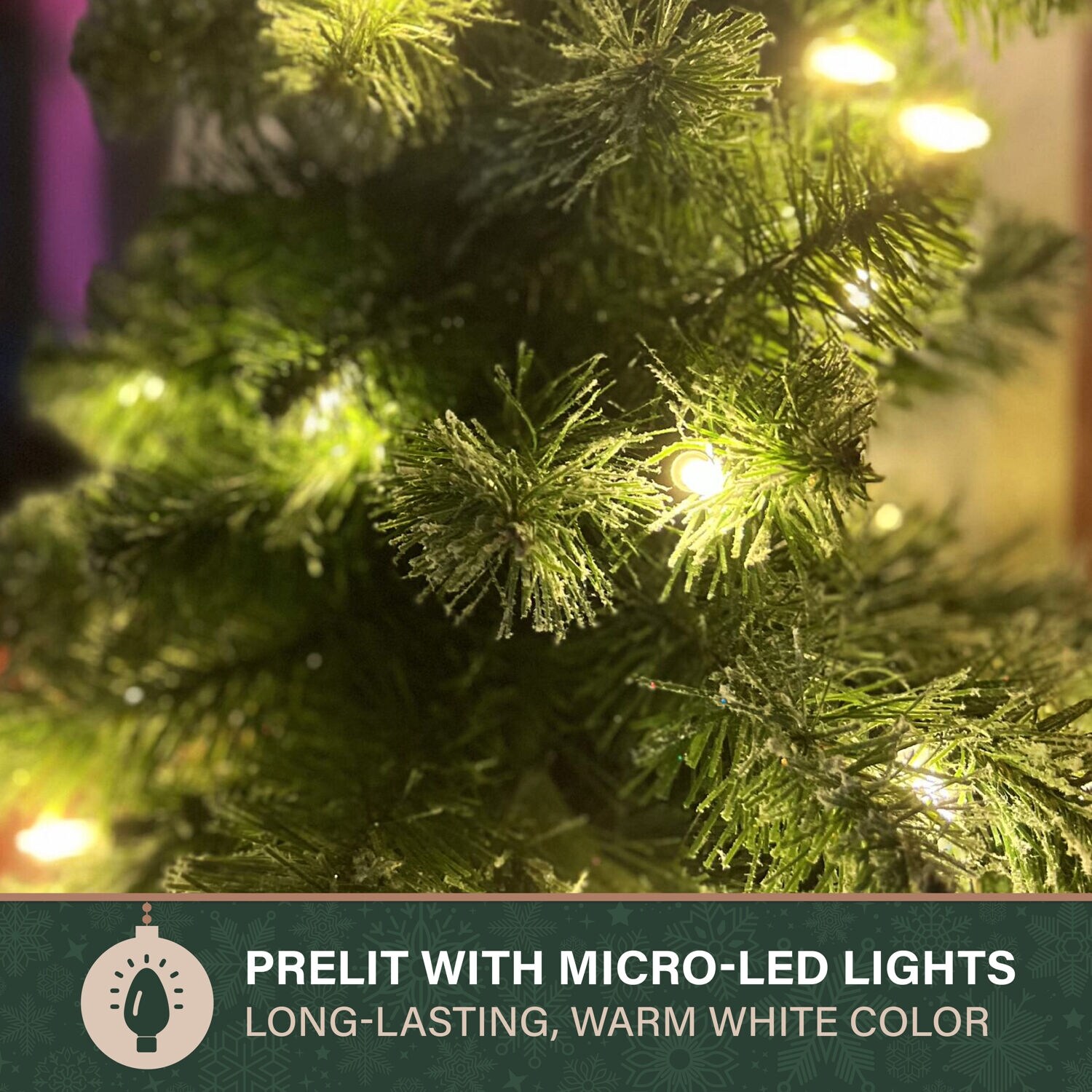 Artificial christmas tree with fairy lights best sale
