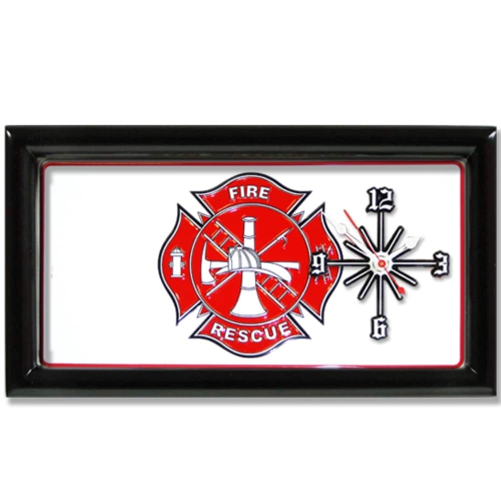 Fire Dept - White Clock