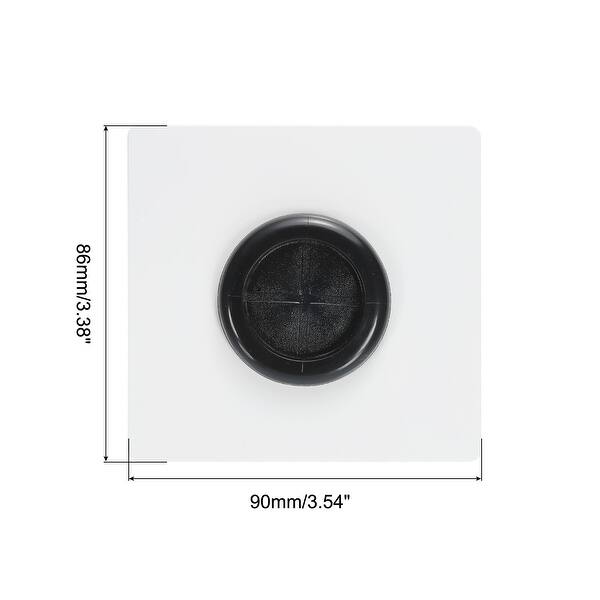 Grommet Wall Plate PC Decoration Wall Panel with 1.2 Inch Rubber Cable