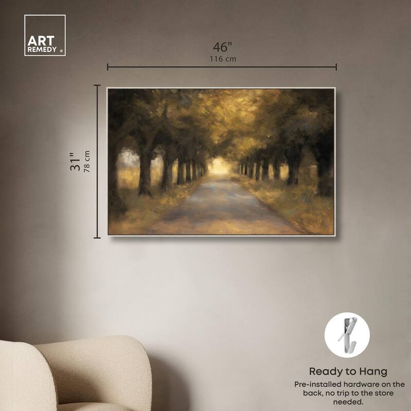 Misty Morning Canvas by Art Remedy