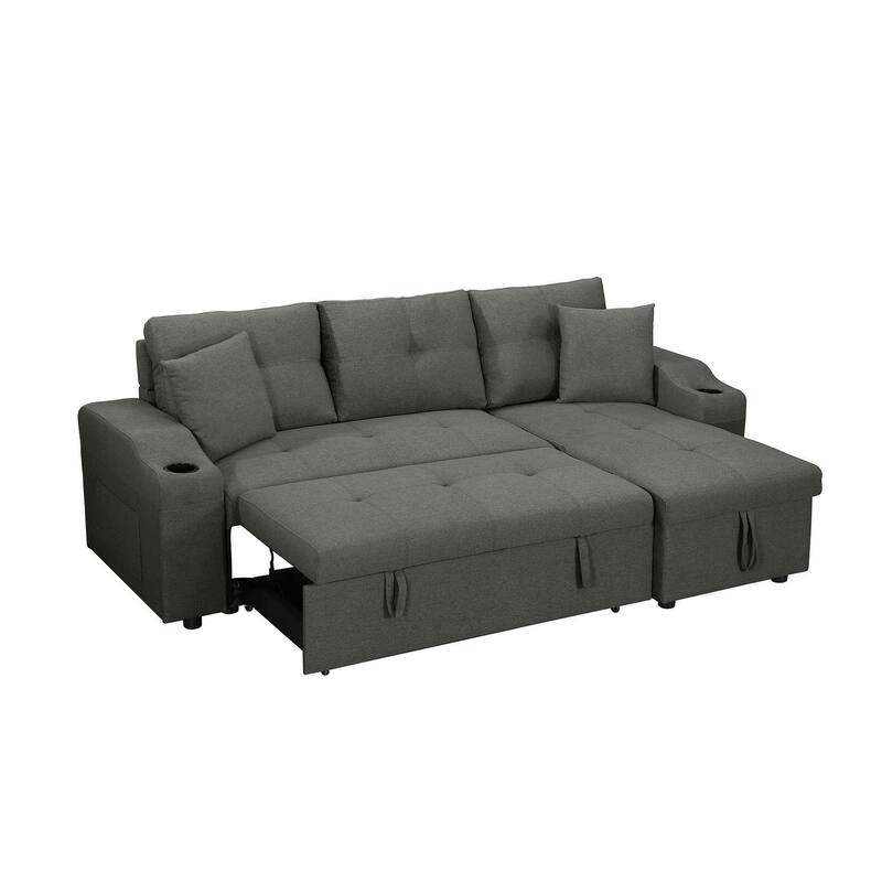 Comfortable sofa with magazine pocket,left and right interchangeable