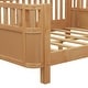 preview thumbnail 42 of 41, Toddler Low-profile Bed with Fences Headboard Footboard and Removable Side Rails for Kids, Girls and Boys Wooden Daybed