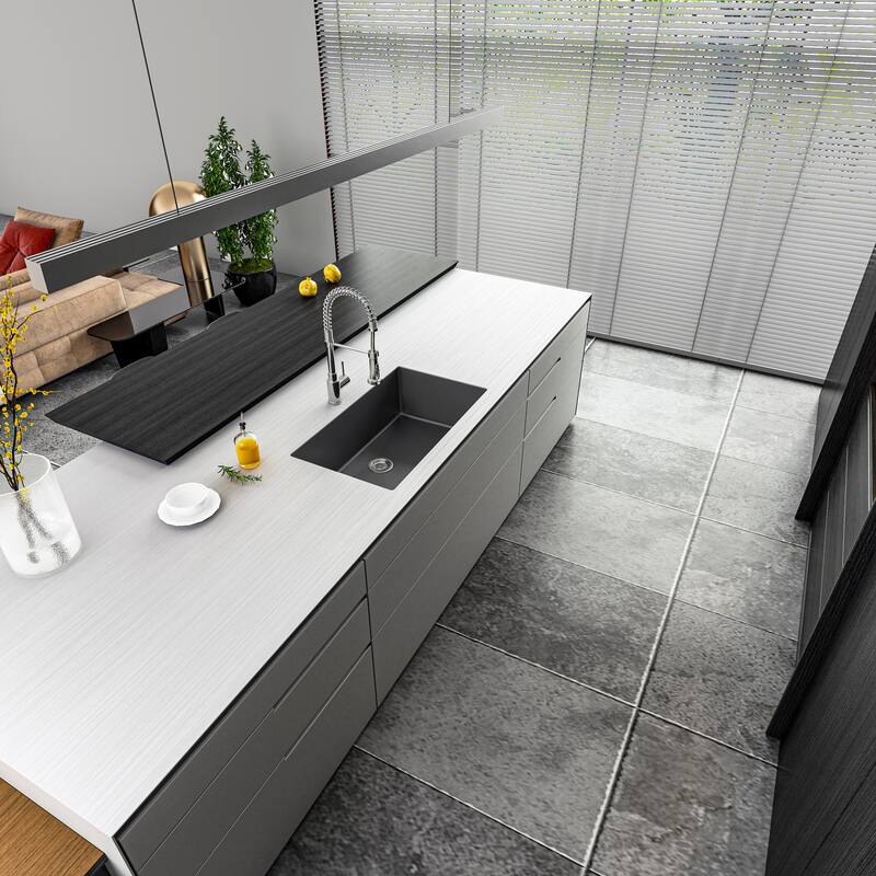 Sinber Undermount Single Bowl 304 Stainless Steel Kitchen Sink