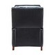 preview thumbnail 163 of 166, Brigida Multifunctional Modern Genuine Leather Nailhead Trim Recliner with Adjustable Footrest Set of 2 by HULALA HOME