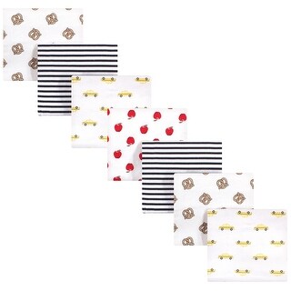 Hudson Baby Infant Cotton Flannel Receiving Blankets Bundle, Nyc, One Size - Nyc - One Size