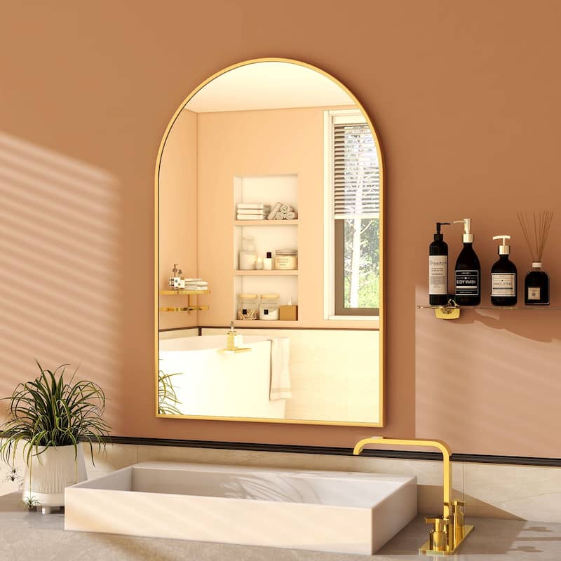 YVANLA Arch Bathroom Wall Mounted Vanity Mirror